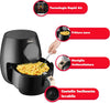 Friggitrice ad aria elettrica Eldorada maxi ideale per tutti i tipi di frittura, capacità 5 litri