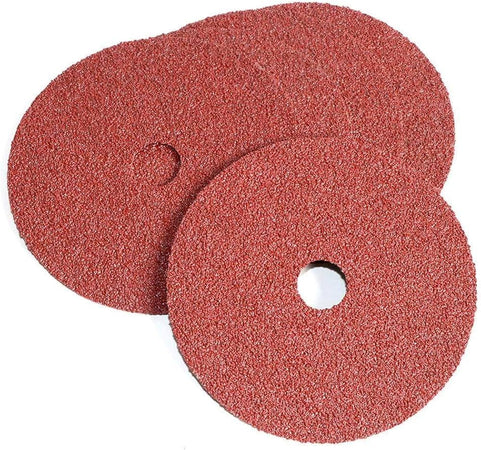 Disco abrasivo in fibra resistente per smerigliatrici, confezione da 5 pezzi