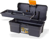 Valigetta portautensili 13  L 340 x P 180 x H 150 mm in polipropilene, con vassoio interno, coperchio con cerniere.