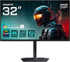 Gigabyte MO32U 31.5 Inch OLED 4K UHD Gaming Monitor - 3840 x 2160, 165Hz, 0.03ms, 250 cd/m, Display HDR True Black 400, HDMI 2.1, DisplayPort 1.4