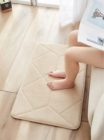 Tappeto da Bagno antiscivolo in Memory Foam assorbente 45 x 75 cm