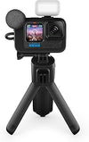 GoPro HERO12 Black Creator Edition - Includes HERO12 Black, Volta (Battery Grip, Tripod, Remote Control), Media Mod, Light Mod, Enduro Battery and Carry Case, 1080p