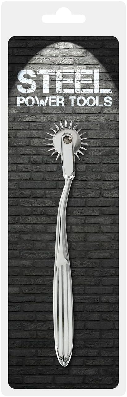 Rotella di Wartenberg silver 19 cm 1 ruota BDSM bondage fetish clinic metallo