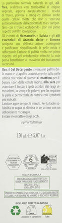 Helan, Linea Viso 1, Gel Detergente Normalizzante, Pelle mista, 150 mL