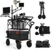 TARION Foldable Camera Trolley Film Trolley Photo Trolley - Robust Camera Trolley with Swivel Wheels, High Load Capacity for Film, Studio & Stage - Professional Video Trolley for Photographers &