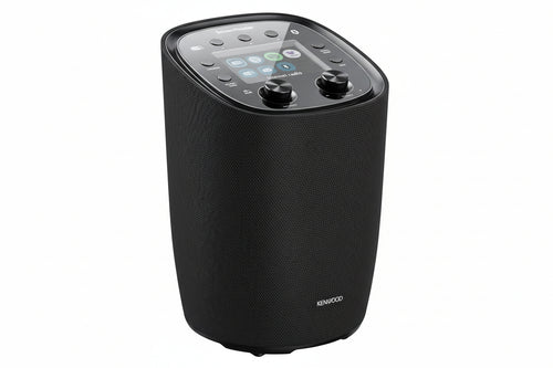 Kenwood CR-ST500S-B Design Smart Radio with 4 Inch TFT Colour Display, WiFi Internet Radio, DAB+, FM, Spotify (HiFi), Deezer, Bluetooth, 30 W RMS Stereo, Integrated Subwoofer, Remote Control, OKTIV