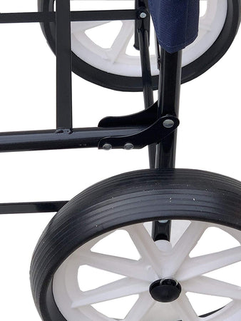 Carrello pieghevole "Sirio" porta spesa con ruote utile per spiaggia e città