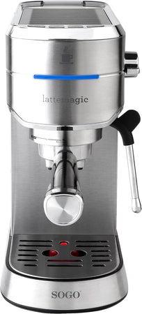 SOGO Macchina automatica per caffè espresso 1450W 1L 15bar   lancia vapore