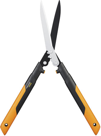 Forbicione professionale a cremagliera per siepe con lama retta da 63 cm