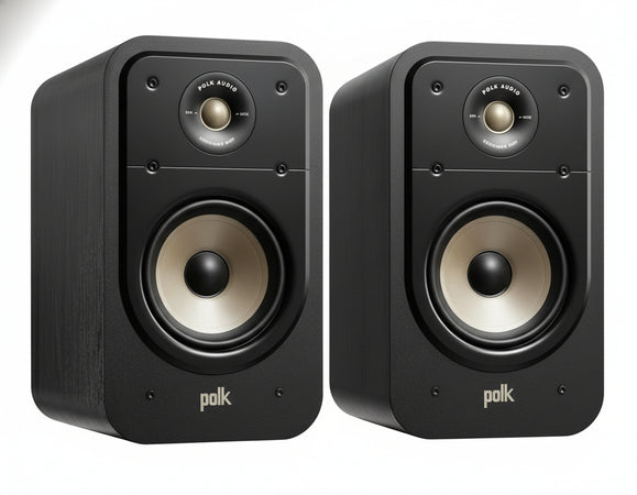 Polk Audio Signature Elite ES20 - Diffusori HiFi per sistema Home Cinema, audio ad alta risoluzione, colore: Nero