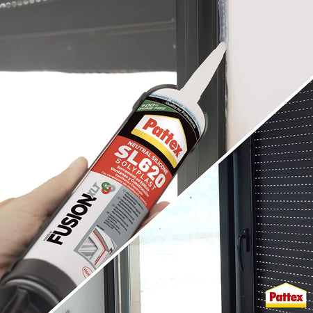 Silicone neutro per edilizia e serramenti "Solyplast" resistente alle muffe 300 ml