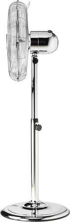 Ventilatore a piantana "Cromo" 3 velocità, pala da Ø 40 cm h 130 cm