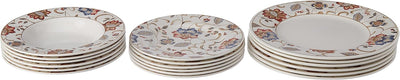 Servizio tavola 18 pezzi jacobean in erthenware decoratoH&H