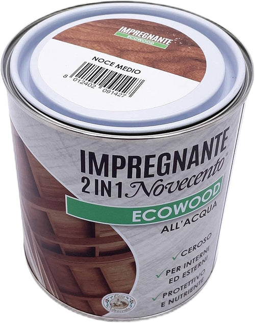 Impregnante per legno ceroso all'acqua 750 ml
