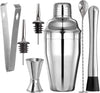 Set bartender 8 pezzi Shaker per cocktail con cassetta in legno idea regalo