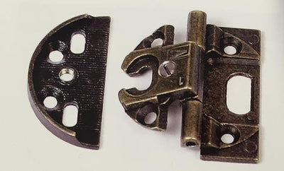 Coppia di cerniere per porte in battuta scodellino diam. 40 complete di premontaggio