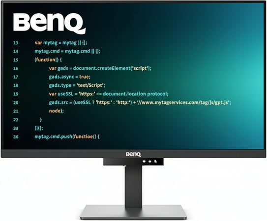 BenQ RD320U 32" 4K 3840x2160 Programming Monitor with 2000:1 Contrast Ratio, Nano Matte Panel, MoonHalo, 90W USB-C, Coding Modes, Night Hour Protection, Ergonomic Stand and Eye Care Technology