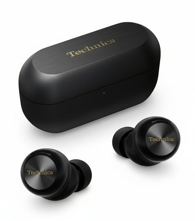 Technics EAH-AZ100E-K Wireless Noise Cancelling Headphones, Comfortable In-Ear Headphones, Multipoint Bluetooth, Voice Focus AI, Black