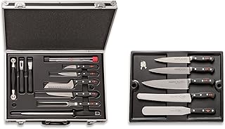 F. DICK Kochkoffer Plaza 17-teilig (Messer-Set mit Koffer, inkl. Kochmesser + Kochwerkzeug/Zubehr, Kchenmesser Serie Premier Plus + Superior, fr Profi- und Hobbykche) 81164000