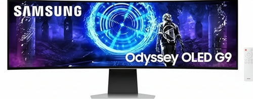 Samsung 49 Inch Odyssey OLED G9 G95SD, DQHD (5120 x 1440), Gaming Monitor, PC Screen, 240 Hz, OLED Glare Free, 0.03 ms Response Time, Gaming Hub, LS49DG954SUXEN