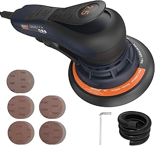 MAXXT Random Orbital Sander 150 mm, 6 Inch Grinder, Brushless, 230 Volt, 2.5 mm Orbital Sander Wood for Polishing Wood