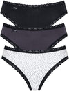 Sloggi Donna 24/7 Weekend Tai C3P 10198237 Confezione 3 Slip Tai S10 - Passarelli Biancheria