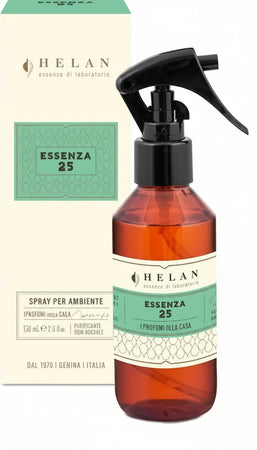 Helan Essenza 25 - Profumatore per Ambienti, Auto e Umidificatore con Oli Essenziali, Profumo Ambiente Spray 100% Naturale Olio Essenziale Lavanda e Rosmarino, Profumatori Ambiente 150ml Made in Italy