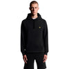 Lyle & Scott felpa nera con cappuccio ML416VOG