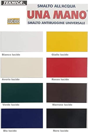 TEKNICA - UNAMANO SMALTO ALL'ACQUA GIALLO LUCIDO 500ML