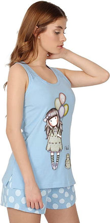 Santoro Gorjuss Pigiama Corto Canottiera da Donna 54464 S26 - Passarelli Biancheria
