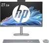 HP OmniStudio X 27-cs0253ng All-in-One AI PC, 27 inch Anti-Glare FHD Display, Intel Core Ultra 5 125H, 16GB DDR5-SDRAM, 512GB SSD, Intel Arc Graphics, Windows 11 Home, QWERTZ Keyboard, Silver