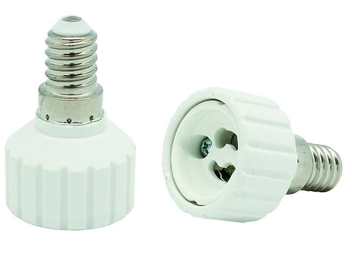 ELECTRALINE - ADATTATORE PORTALAMPADA ATTACCO E14 USCITA GU10 60W