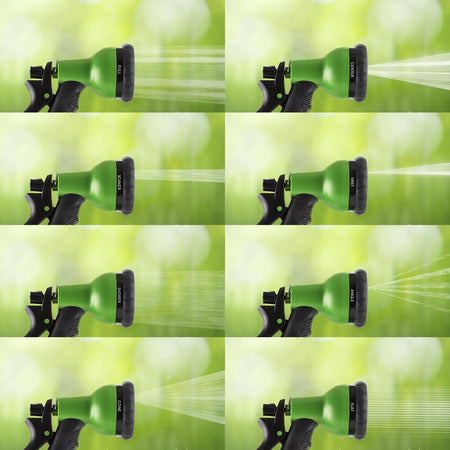 Tubo da giardino estendibile con pistola 7 funzioni per balcone e veranda