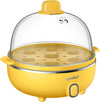 COMFEE' - CUOCIUOVA MZ-ZG16E101A2, 7 Uova, Capacità 0.3L, Giallo