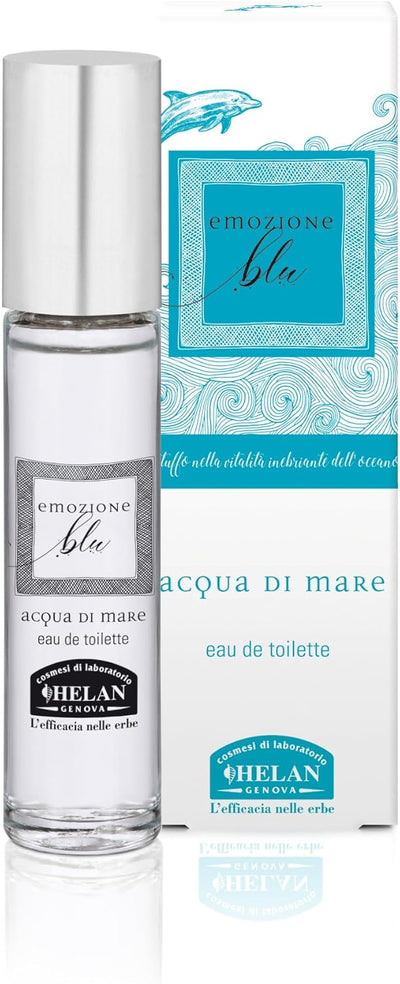 Helan Emozione Blu - Profumo Uomo Fresco e Leggero con Note Effervescenti di Limone, Bergamotto e Eucalipto, Eau de Parfum Uomo dalla Fragranza Fiorita, Marina e Legnosa, Profumi Uomo Frizzanti 10 ml