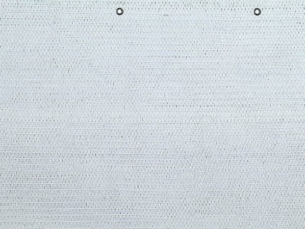 Rete di protezione per ponteggi in poliestere anti UV con bordo con asola