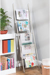 Scala decorativa in acciaio verniciato porta asciugamani da bagno h 154 cm
