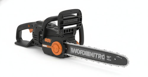 WORX NITRO 40V Akku Kettensge 40cm WG385E.9 ohne Akku und Ladegert, Schwarz