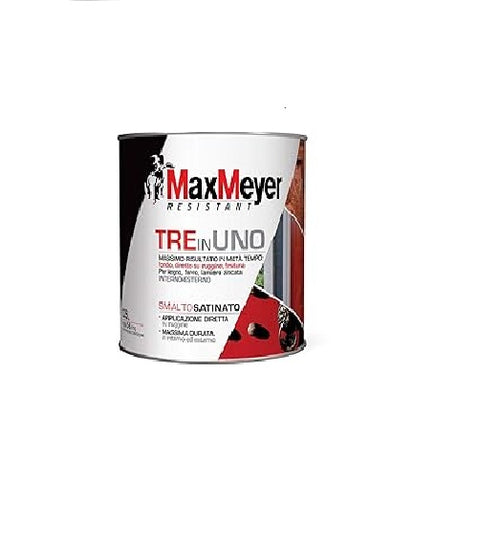 MAX MEYER - SMALTO ANTIRUGGINE 3 IN1 VERDE SCURO SATINATO 500ML