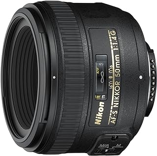 Nikon AF-S NIKKOR 50mm f/1.4G Obiettivo, Nero [Nital Card: 4 Anni di Garanzia]