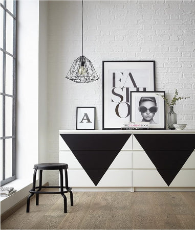 D-C-FIX - PELLICOLA ADESIVA MINI 90X210 CM TINTA UNITA NERO OPACO