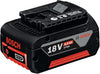 BOSCH - SMERIGLIATRICE ANGOLARE PROFESSIONAL GWS 18-125 V-LI 2 BATT
