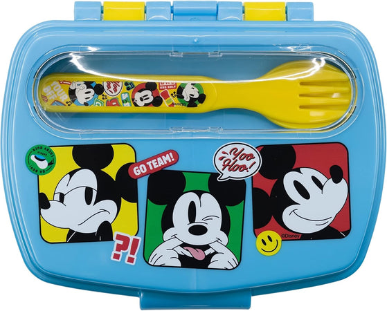 PORTA MERENDA CON POSATE PERSONAGGI DISNEY A SCELTA