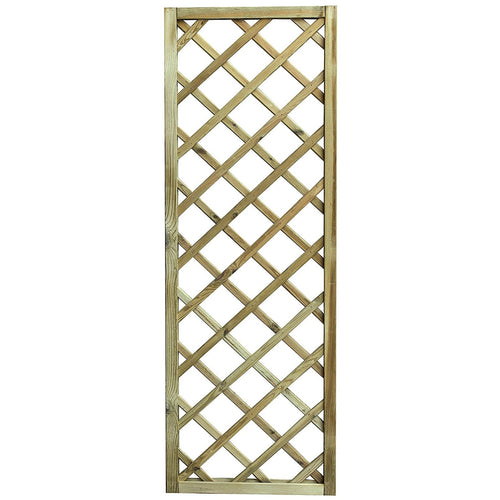 Pannello grigliato Lasa rettangolare in legno di pino naturale per recinzioni giardino e terrazzo