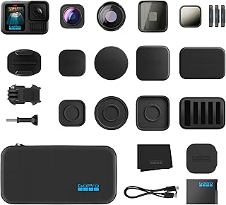 GoPro HERO13 Black + HB Series Lens Collection - Includes Macro Lens, Ultra Wide Angle Lens, 4 ND Filters, Anamorphic Lens and Premium Housing
