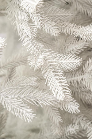Albero di natale Bianco "Lincoln" 100 % in PE Effetto Real Touch di Altissima qualità