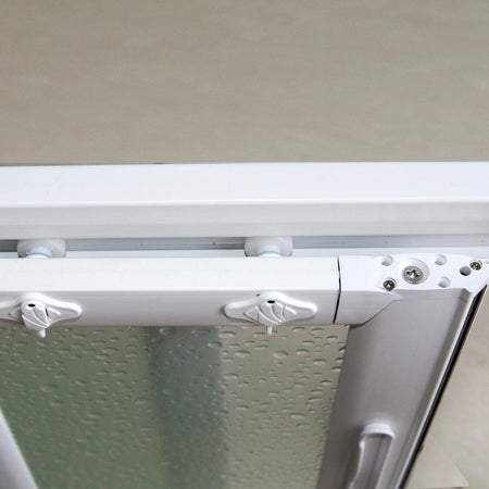 Box doccia a Nicchia "Acril" in Acrilico con profili in PVC apertura laterale riducibile "Made in Italy"