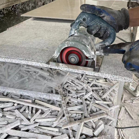 Disco diamantato con corona continua per il taglio di gres porcellanato e marmo
