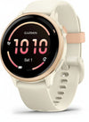 Garmin vívoactive 6 42 mm Fitness Smartwatch, 1.2 Inch AMOLED Touch Display, Up to 11 Days Battery Life, 80+ Sports Apps, Training Options, Health Functions, Smart Notifications, GarminPay