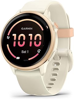 Garmin vívoactive 6 42 mm Fitness Smartwatch, 1.2 Inch AMOLED Touch Display, Up to 11 Days Battery Life, 80+ Sports Apps, Training Options, Health Functions, Smart Notifications, GarminPay